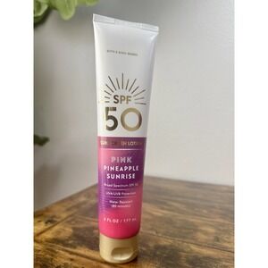 Bath & Body Works PINK PINEAPPLE SUNRISE Sunscreen Lotion‎ SPF 50 - 6oz